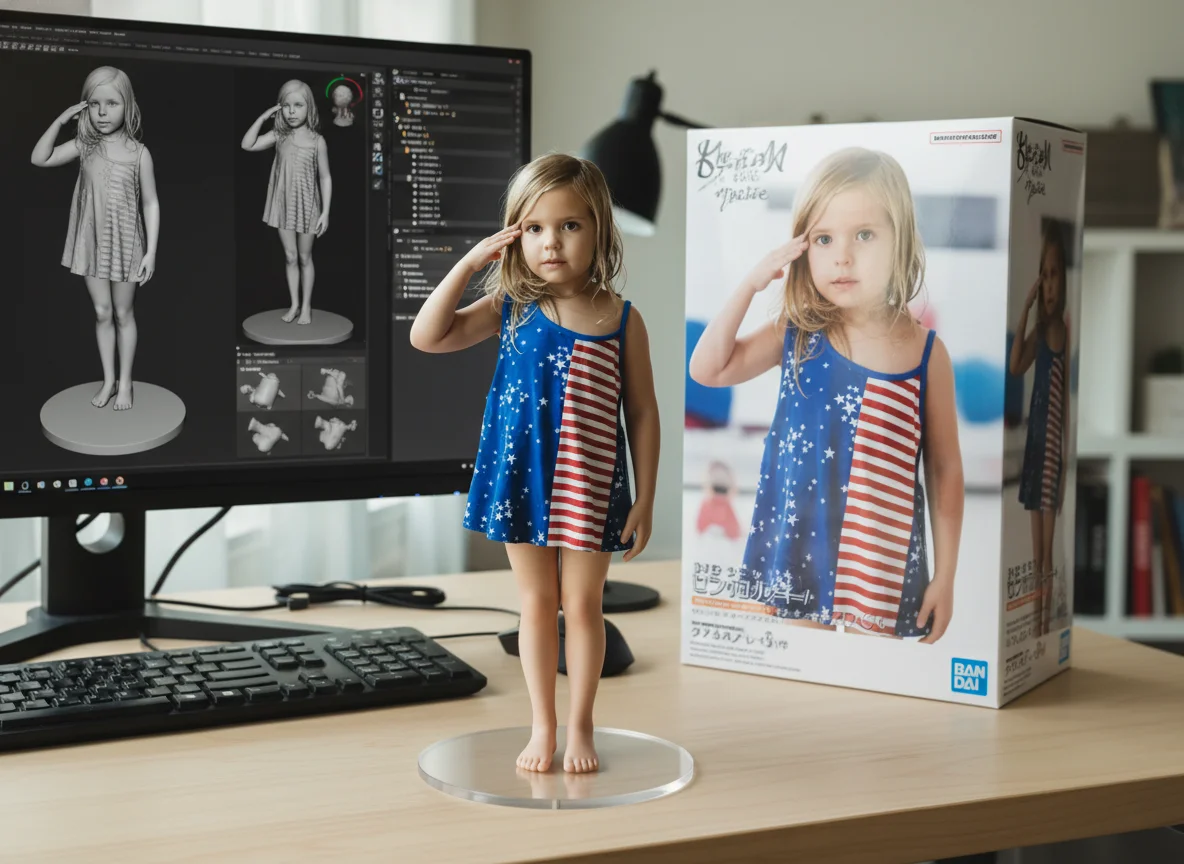 AI动作人偶生成器 - 在线把照片做成 3D 动作人偶 | AI Imagine